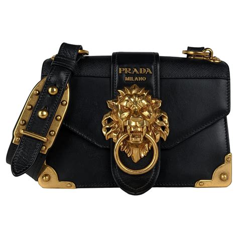 prada milano bag lion